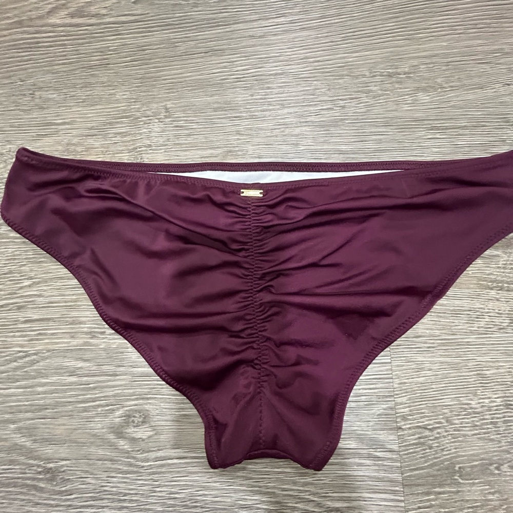 PINK By Victoria Secret Bikini Bottom Black Orchid Size Medium